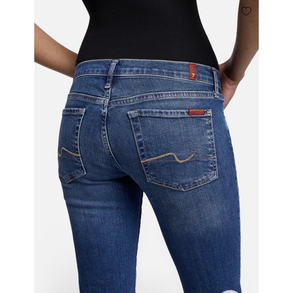 7 SEVEN for all MANKIND Tailorless Bootcut Denim Jeans sz.30 NYD‎ Wash NWT $228